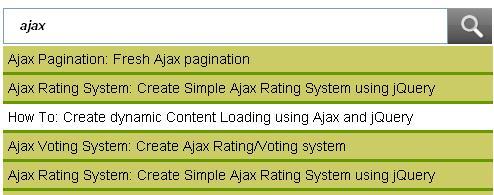 Ajax Tutorial: How to Create Ajax Search Using PHP jQuery and MYSQL