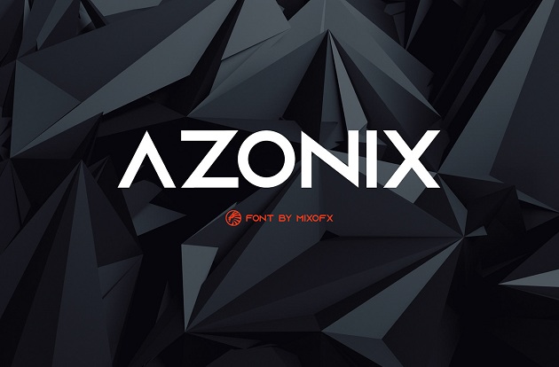 Azonix - free typography font collection