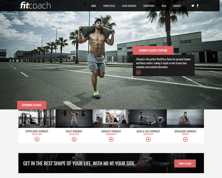 Fit Coach WordPress Themes, responsive themes wp
