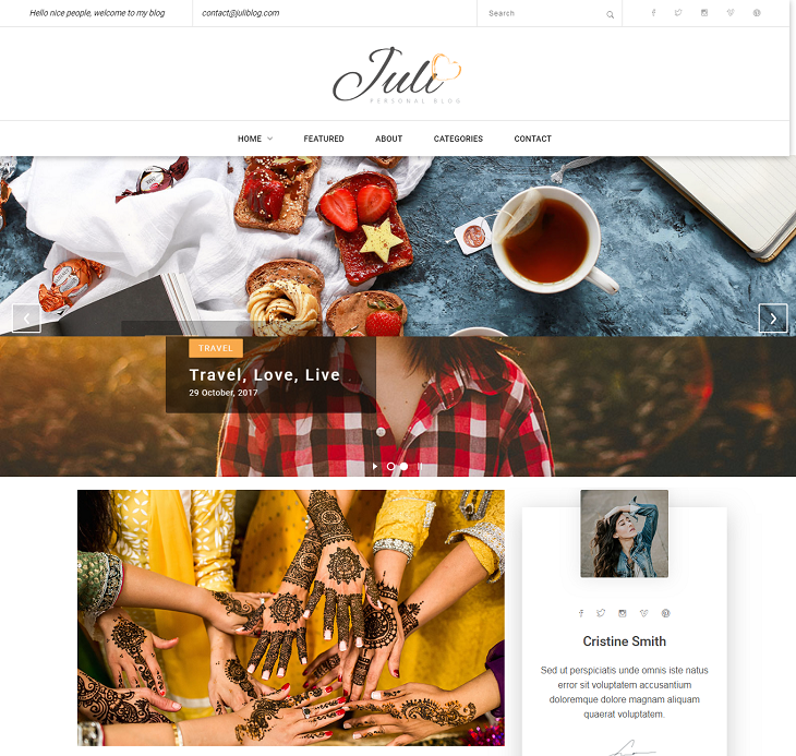 personal website templates free