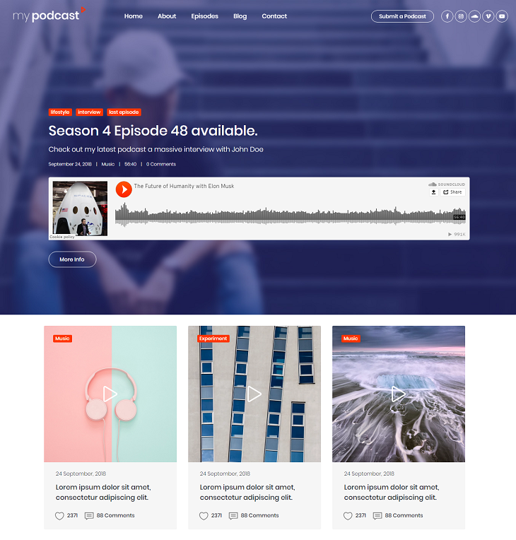 personal website templates free download