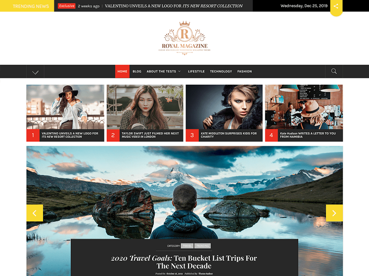 Royal Magazine WordPress Themes, wordpress free templates
