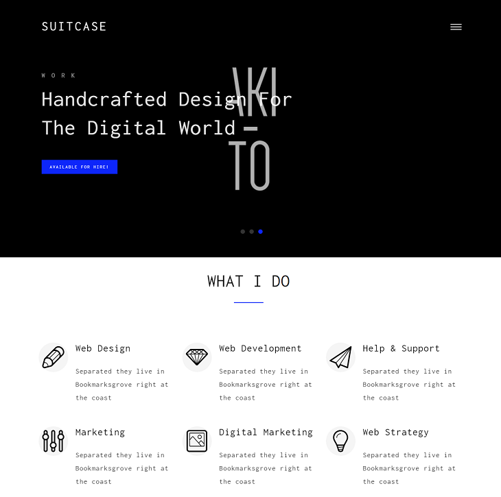personal website themes